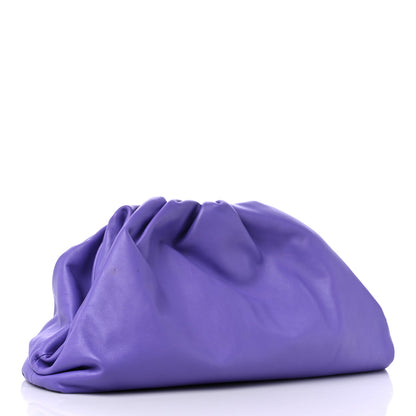 Bottega Veneta Smooth Butter Calf The Pouch Oversized Clutch Purple 3 of 9