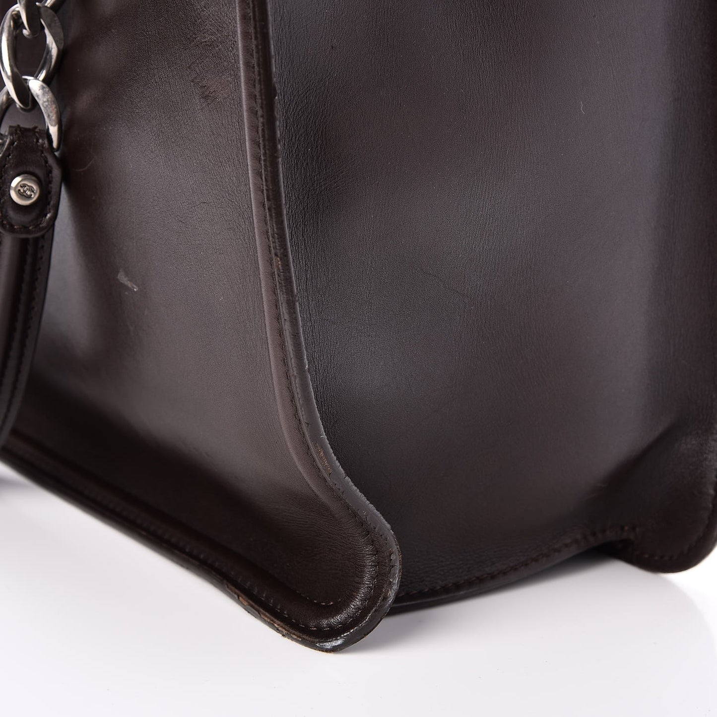 Smooth Calfskin Country Ride Tote Brown