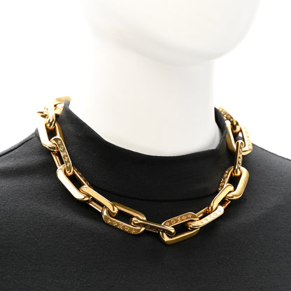 Louis Vuitton LV Edge Necklace MM Gold 2 of 5