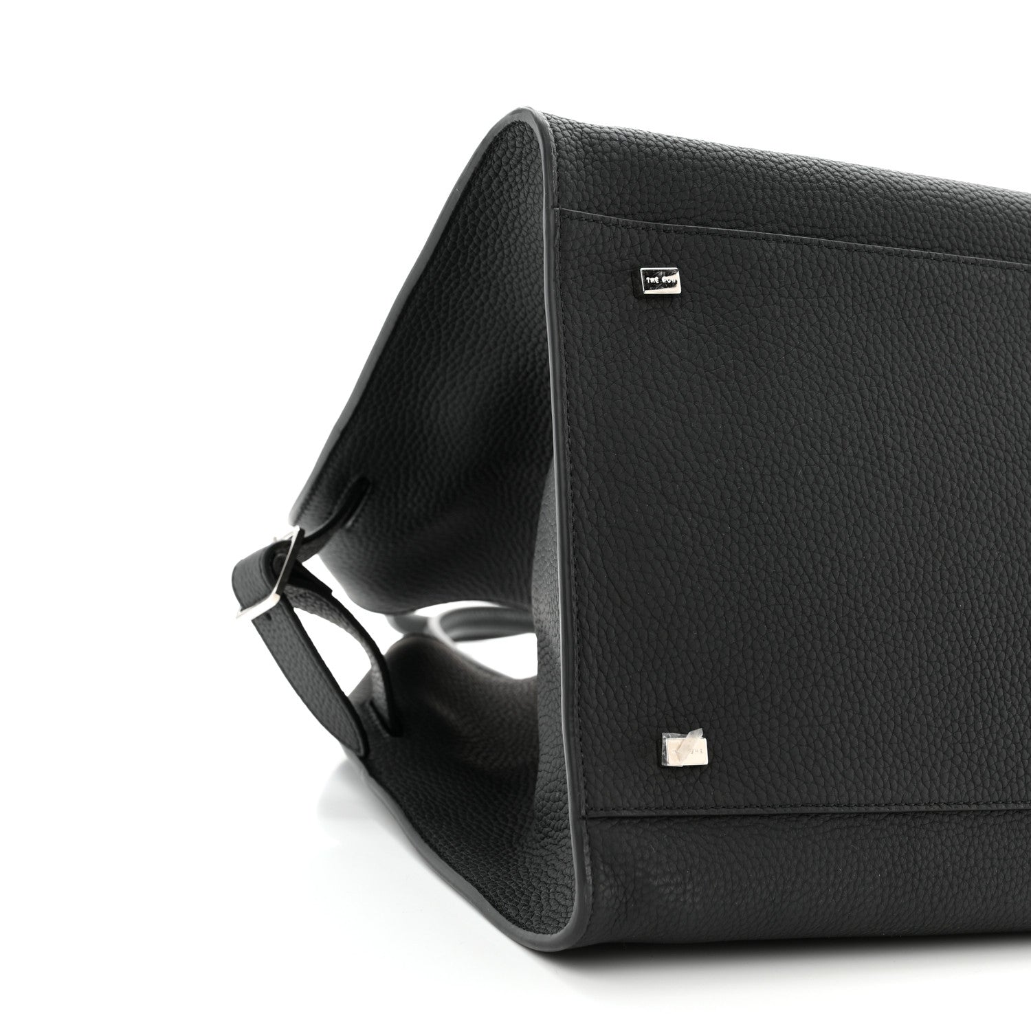 The Row Matte Grained Calfskin Soft Margaux 15 Black 8 of 9