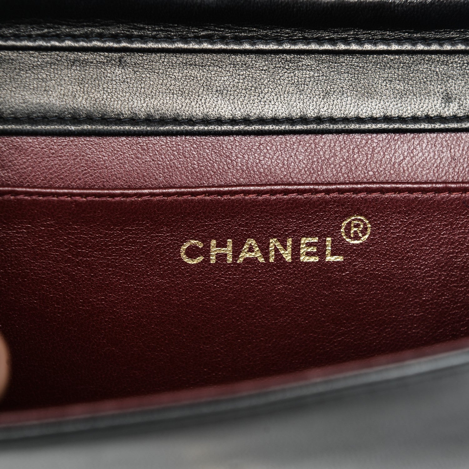 Chanel Lambskin Quilted Mini Flap Black 6 of 7