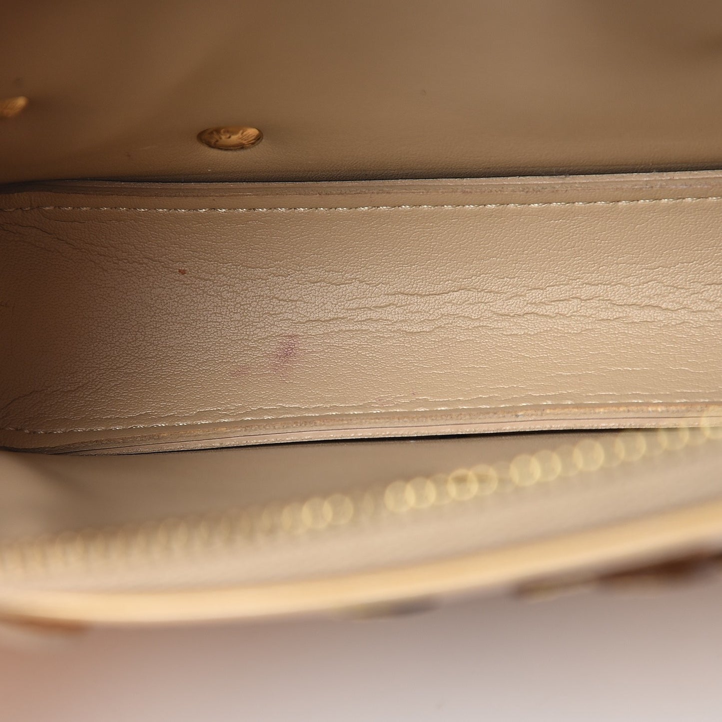 Vernis Lexington Fleurs Pochette Beige