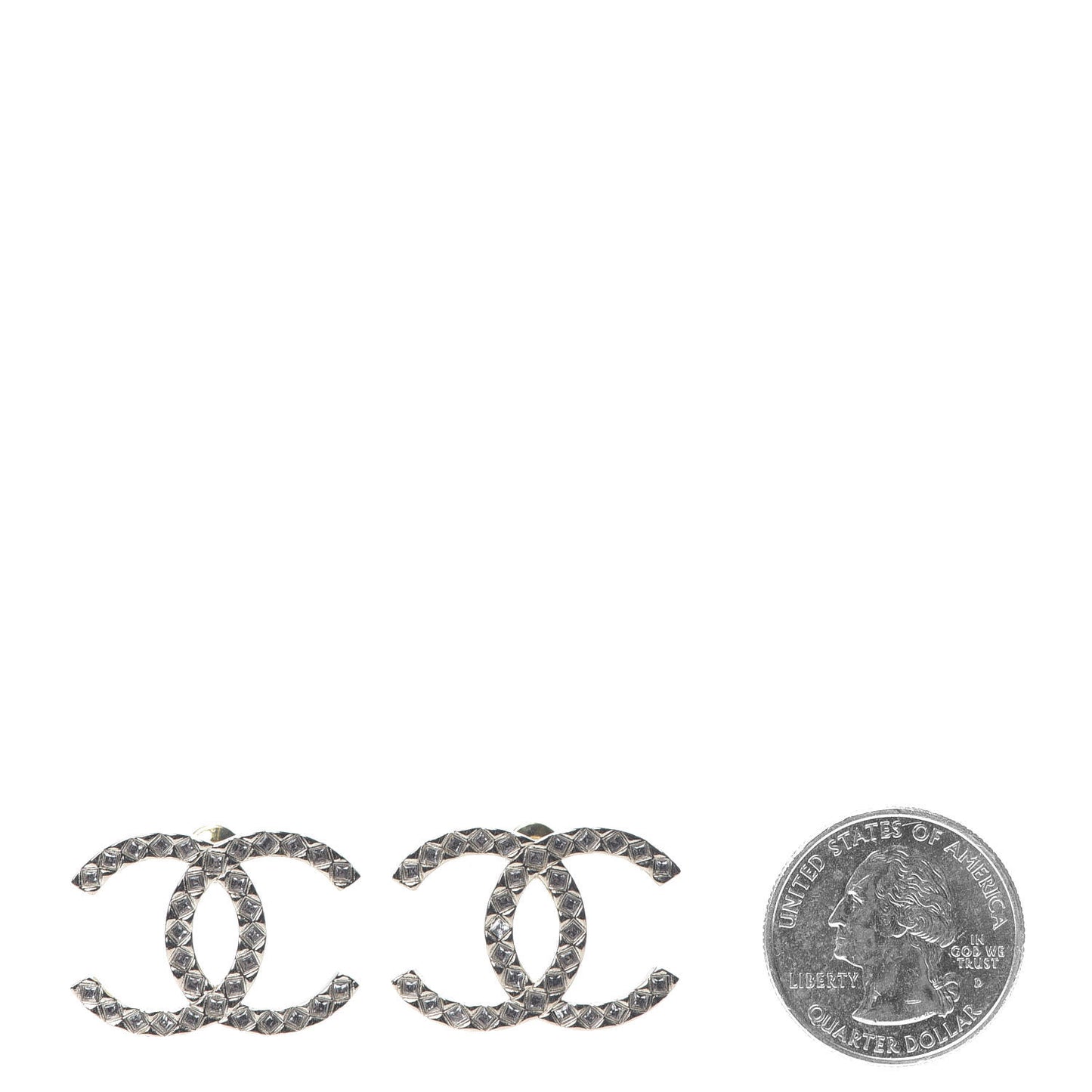 Baguette Crystal High Society CC Earrings Gold