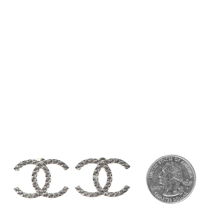Chanel Baguette Crystal High Society CC Earrings Gold 2 of 5