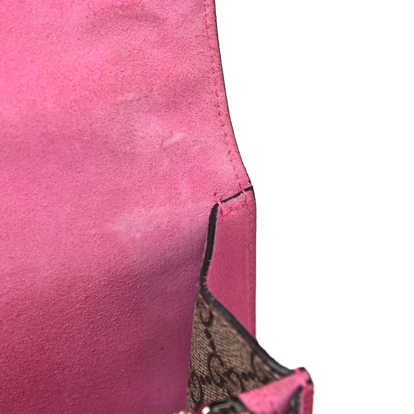 GG Supreme Monogram Suede Pierced Heart Embroidered Medium Dionysus Shoulder Bag Beige Ebony Pink Tropical Flower