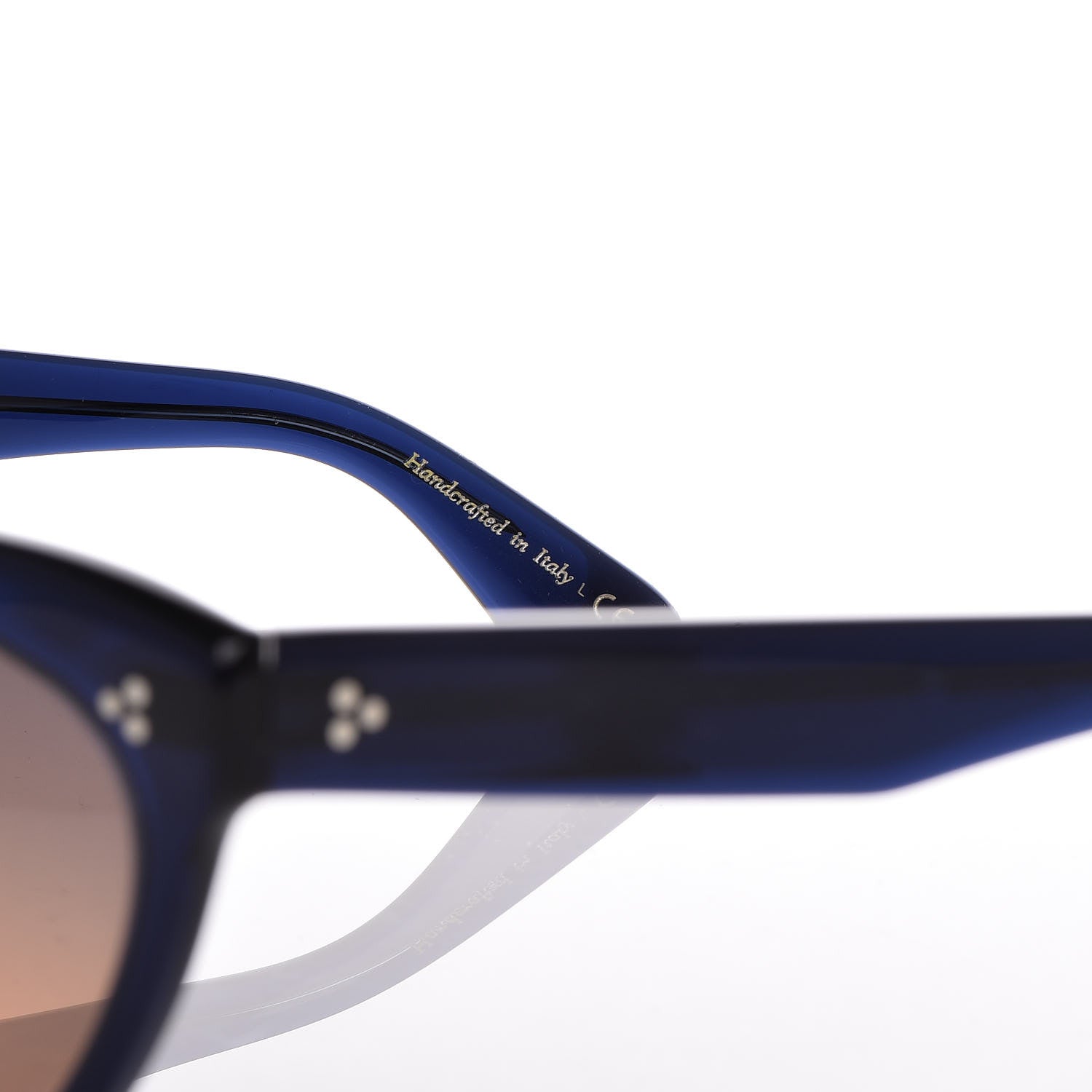 Oliver Peoples Acetate Cat Eye Roella Sunglasses Blue 6 of 10