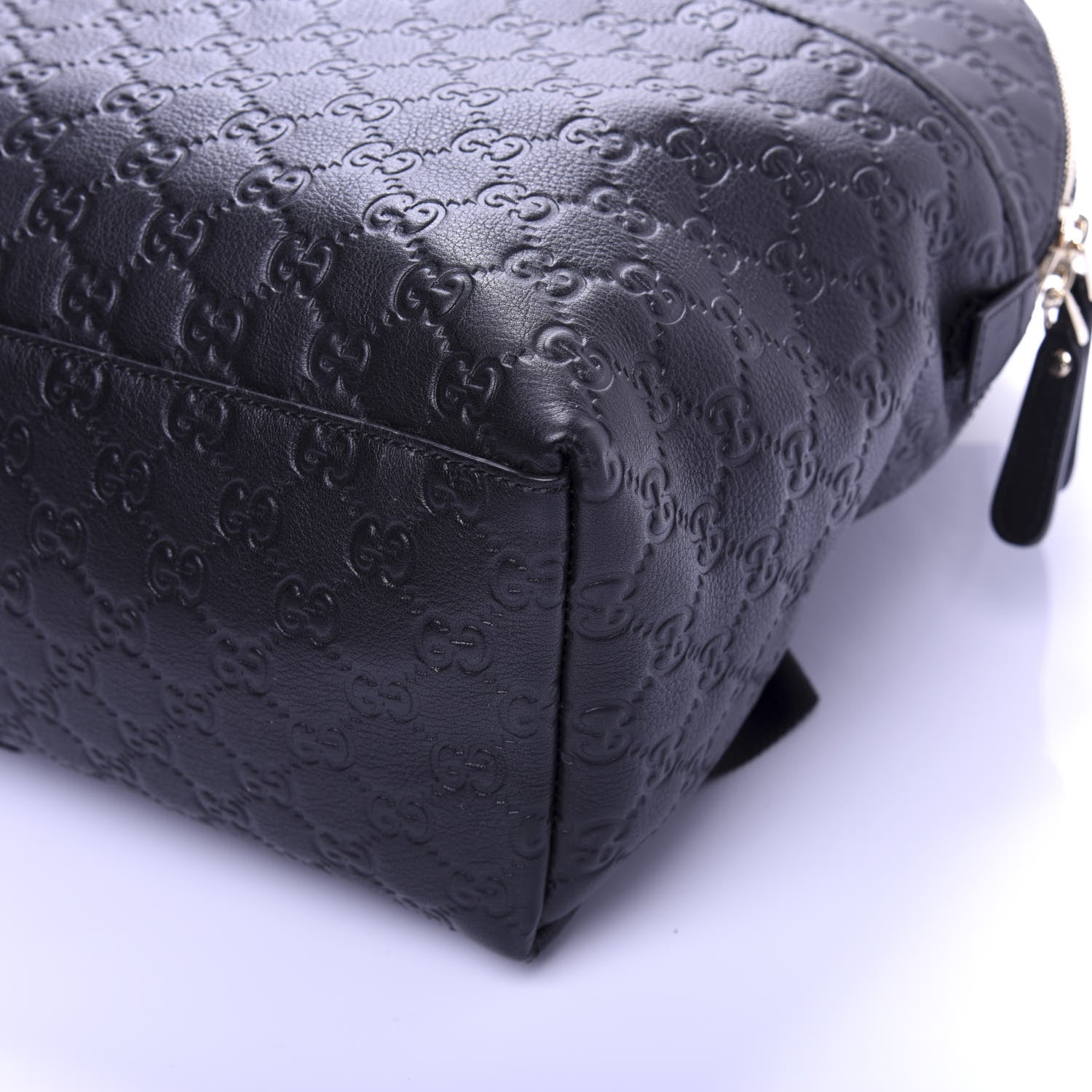 Gucci Guccissima Medium Classic Backpack Black 9 of 9