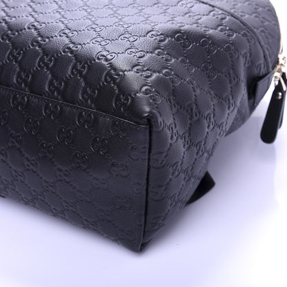 Gucci Guccissima Medium Classic Backpack Black 9 of 9