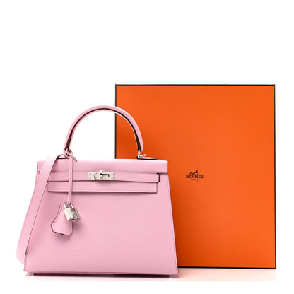 Hermes Epsom Kelly Sellier 25 Mauve Sylvestre 10 of 10