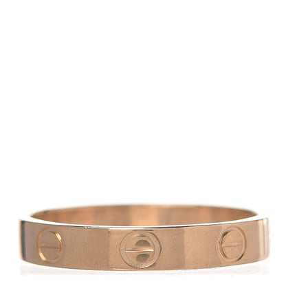 Cartier 18K Yellow Gold 3.5mm LOVE Wedding Band Ring 58 8.5 4 of 6