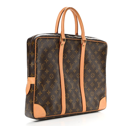 Louis Vuitton Monogram Porte-Documents Voyage Briefcase 3 of 11