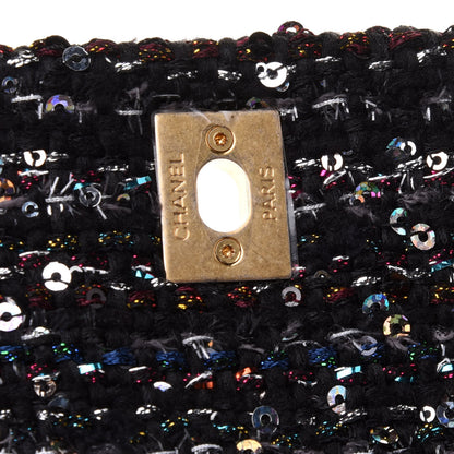 Chanel Tweed Sequin Mini Coco Handle Flap Black 10 of 11