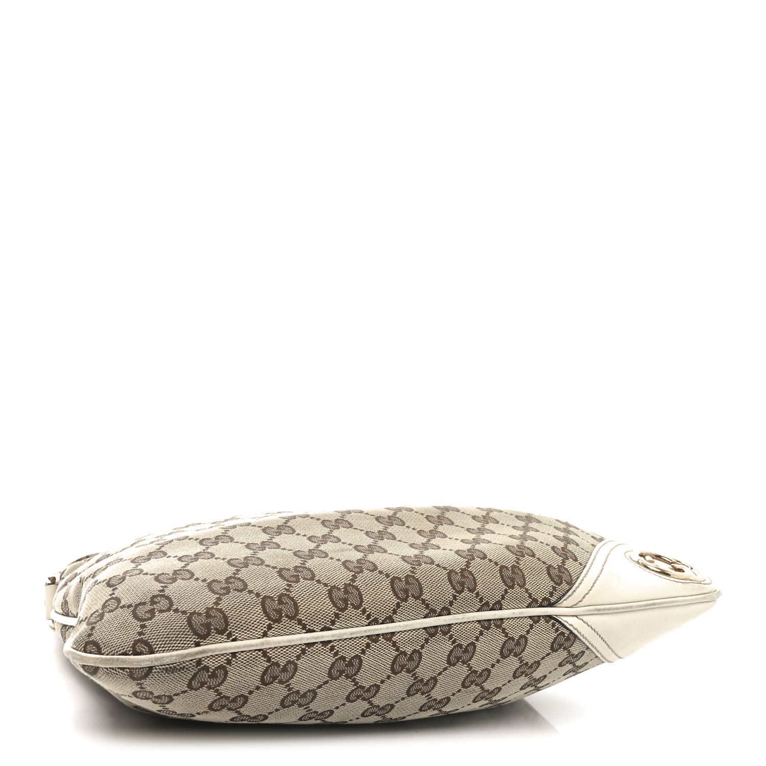 Gucci Monogram Medium New Britt Hobo Off White 4 of 10