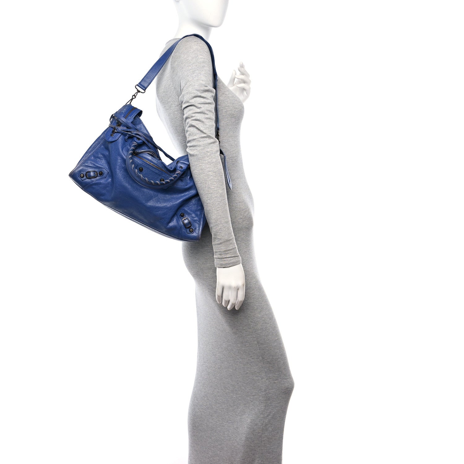 Balenciaga Agneau Classic Hardware City Bleu Lavande 2 of 12