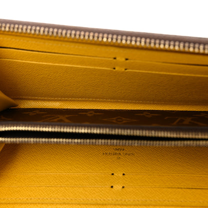 Louis Vuitton Monogram Clemence Wallet Acid Yellow 5 of 8