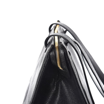 Chanel Caviar Large CC Shoulder Bag Black 13 of 13