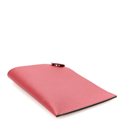 Hermes Epsom Tarmac Dot PM Passport Holder Rouge Grenat 4 of 7
