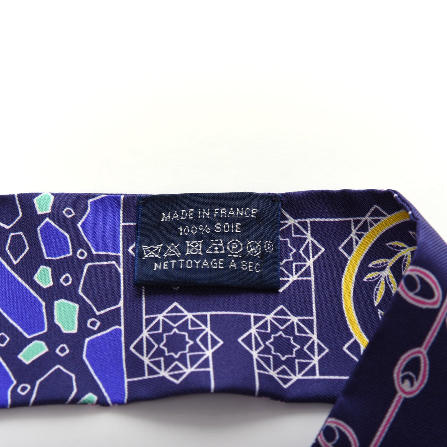 Silk La Dense Des Amazones Twilly Indigo Jaune