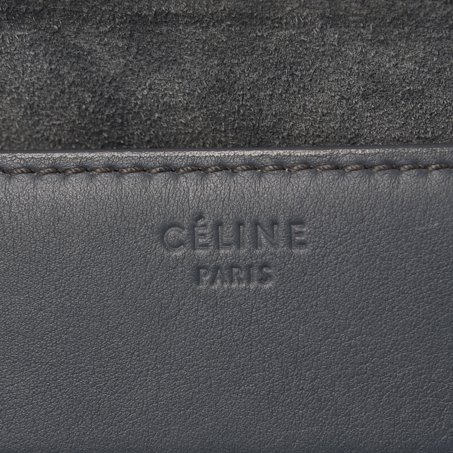 Celine Supple Calfskin Large Phantom Luggage Slate Blue 6 of 17