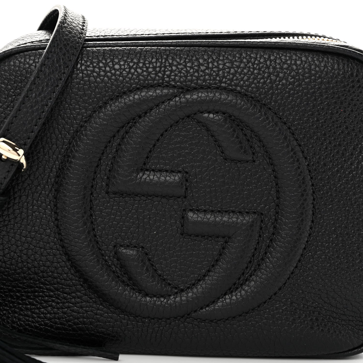 Gucci Pebbled Calfskin Small Soho Disco Bag Black 8 of 10