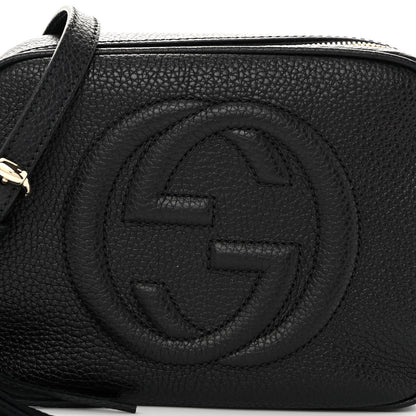 Gucci Pebbled Calfskin Small Soho Disco Bag Black 8 of 10