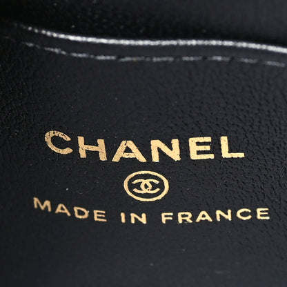 Chanel Velvet Quilted Mini Nano Kelly Shopper Black 6 of 11