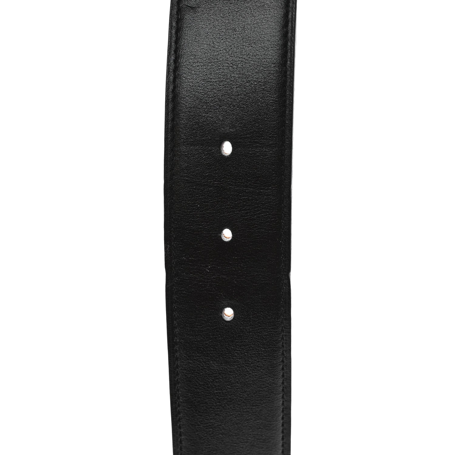 Hermes Chamonix Togo 32mm Royal Belt 120 Black Gold 4 of 5