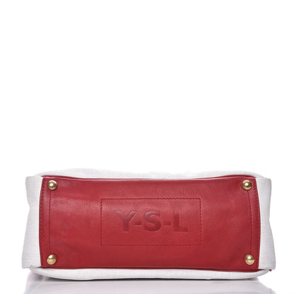 Saint Laurent Canvas Raspail Cascade Print Tote Red 12 of 12