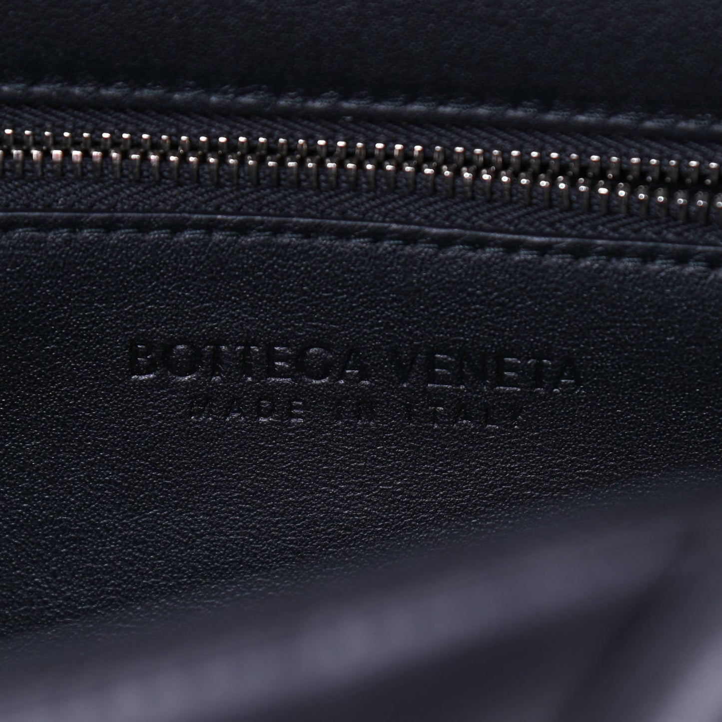 Nappa Intreccio Padded Top Handle Shoulder Bag Black