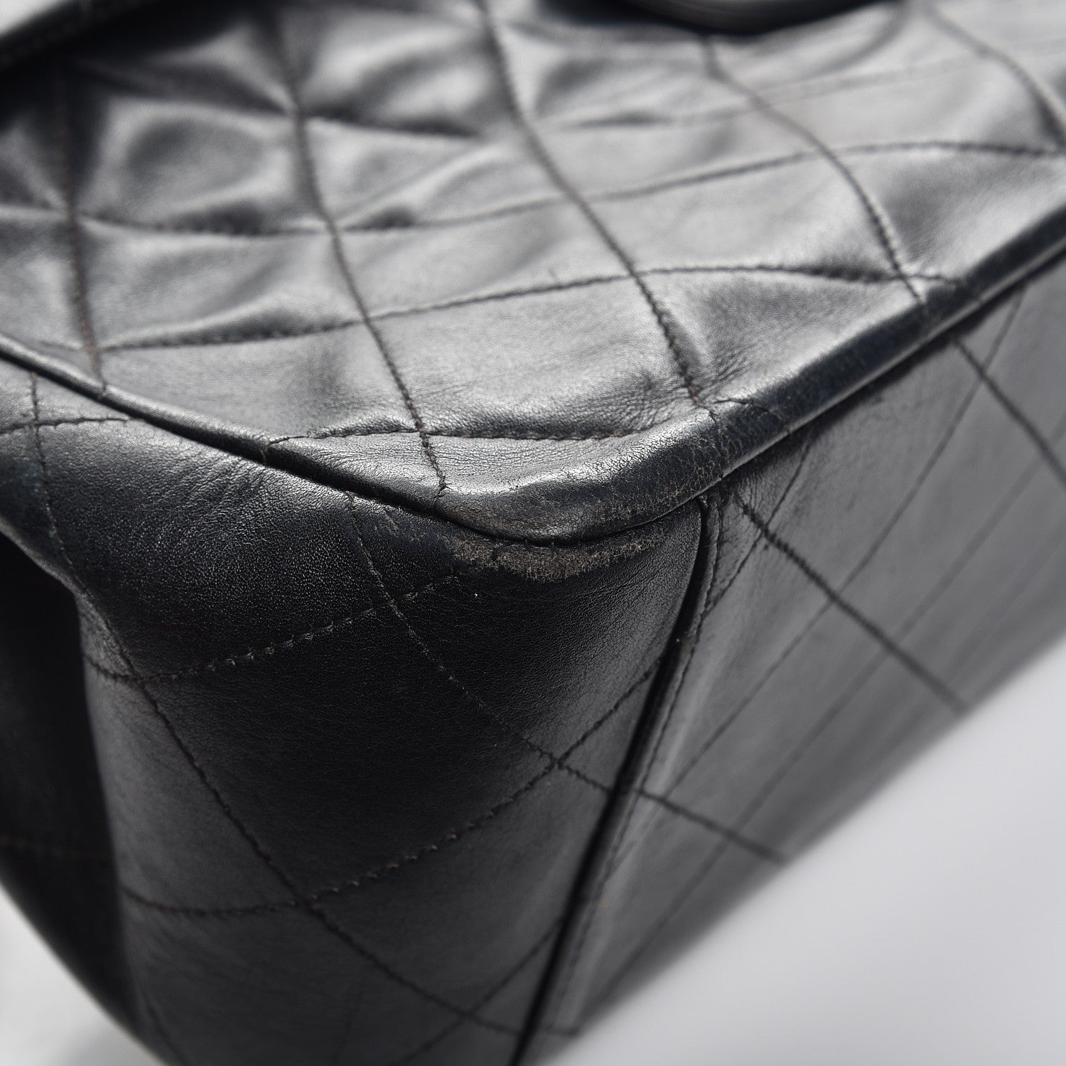 Chanel Lambskin XL Jumbo Flap Black 16 of 18