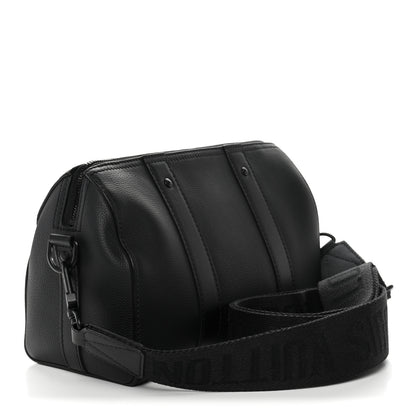Louis Vuitton Grained Calfskin Aerogram City Keepall Black 3 of 10