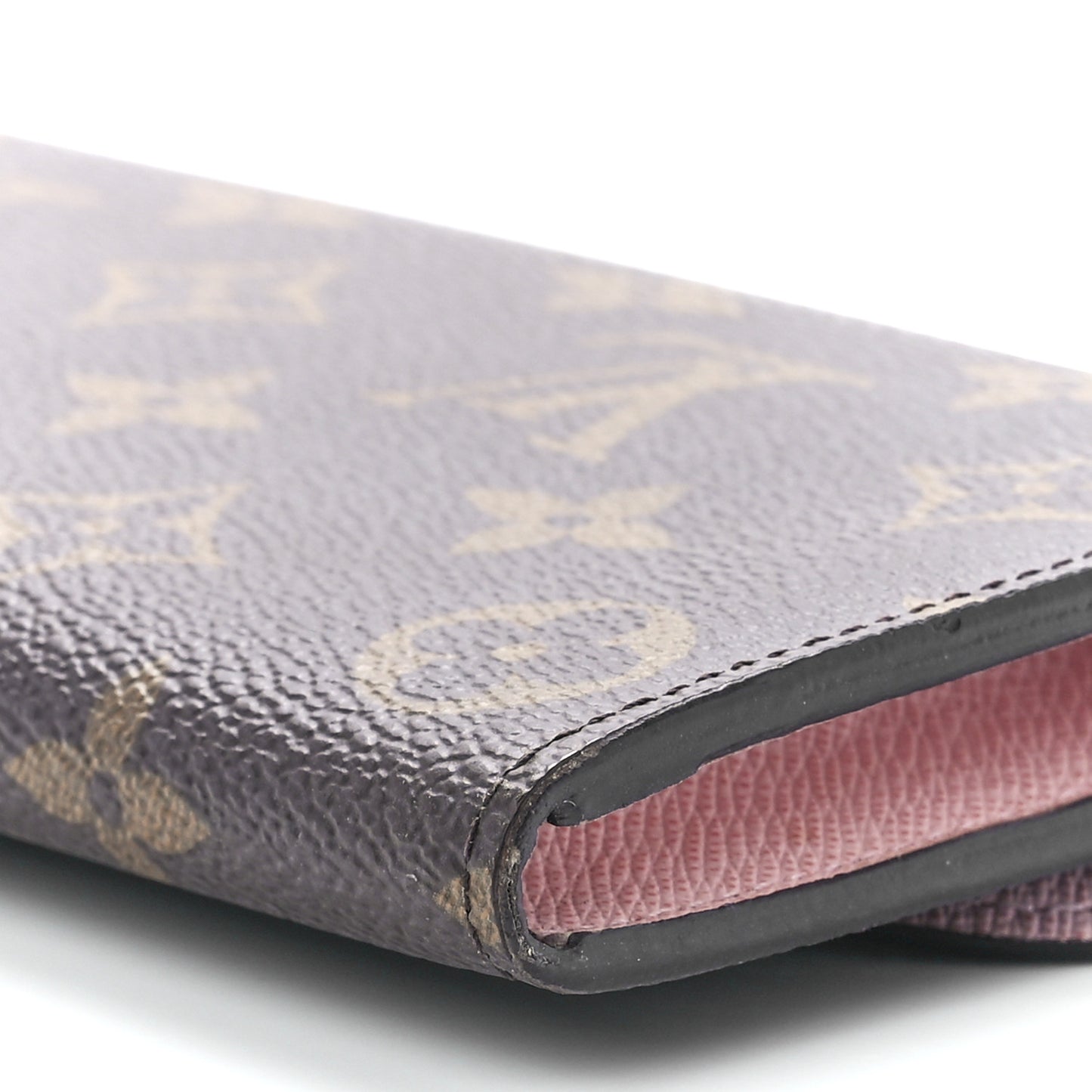 Monogram Emilie Wallet Rose Ballerine
