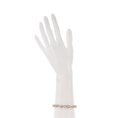 David Yurman Sterling Silver 18K Yellow Gold 10mm Medium Oval Link Bracelet 2 of 4