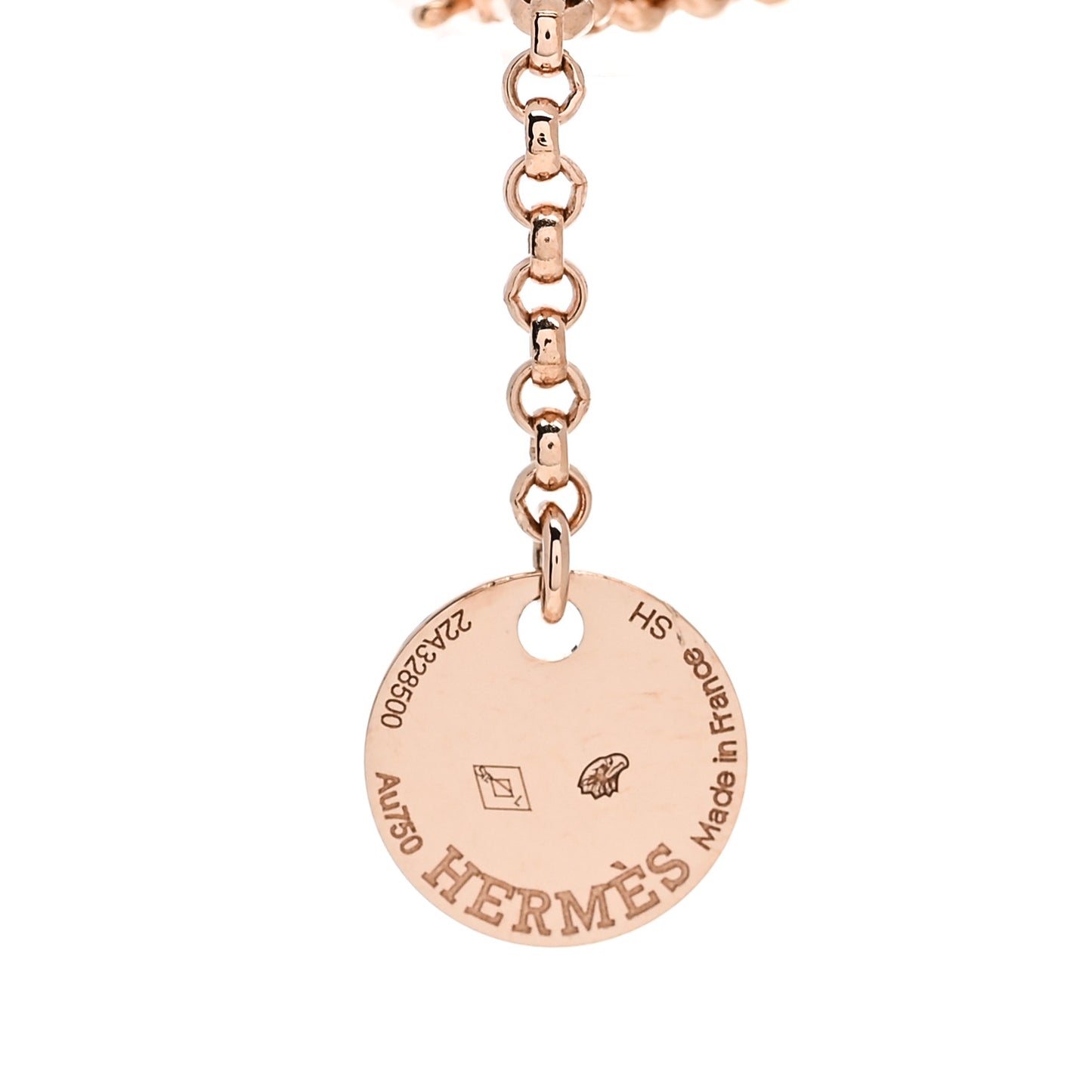 18K Rose Gold PM Kelly Clochette Bracelet SH