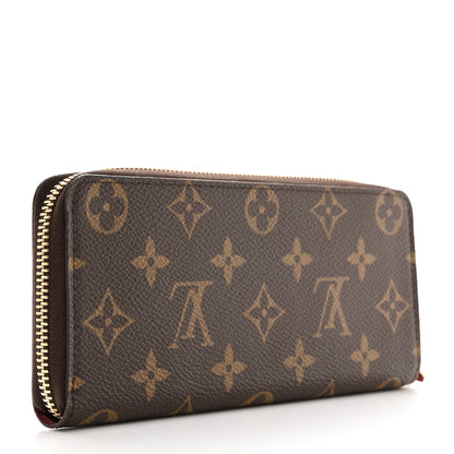 Louis Vuitton Monogram Clemence Wallet Fuchsia 3 of 6