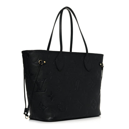Louis Vuitton Empreinte Monogram Giant Neverfull MM Black 3 of 10
