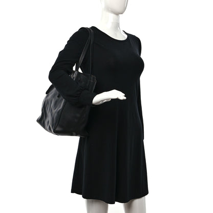 Celine Soft Grained Calfskin Small Belt Cabas Phantom Black 2 of 12