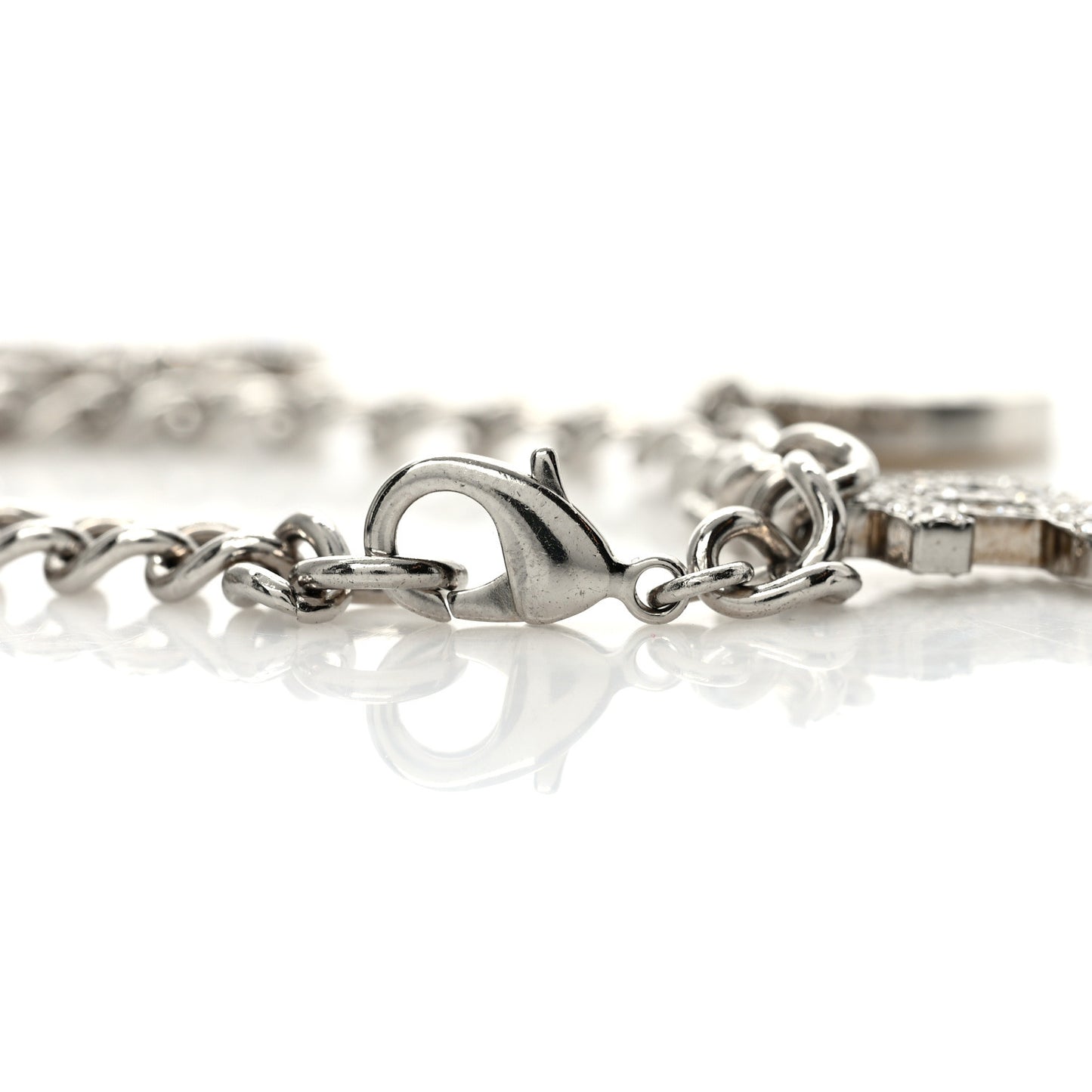 Crystal Wynn Exclusive Lucky Charm Bracelet Silver
