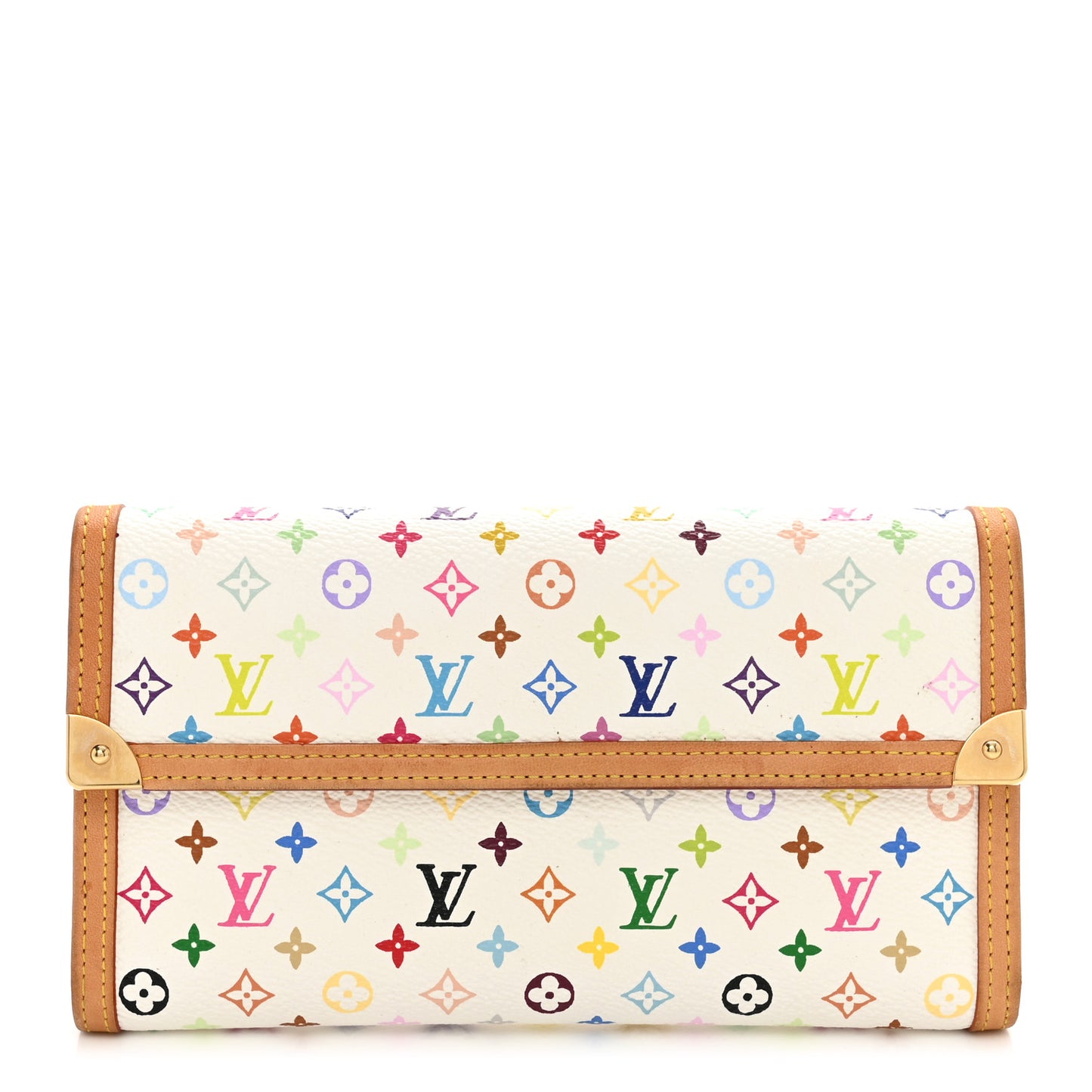 Monogram Multicolor Porte Tresor International Wallet White