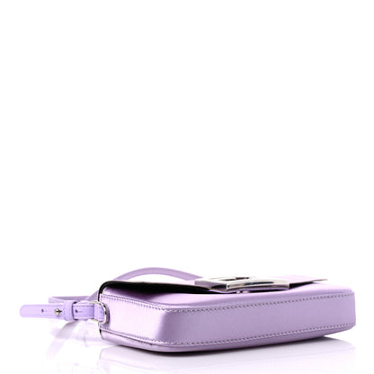 Fendi Silk Satin Phone Baguette Lilla 4 of 10