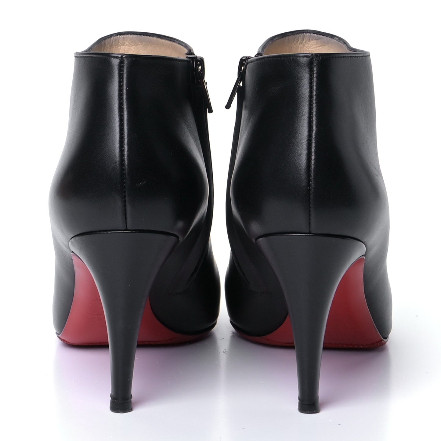 Calfskin Belle 85 Ankle Boots 40.5 Black