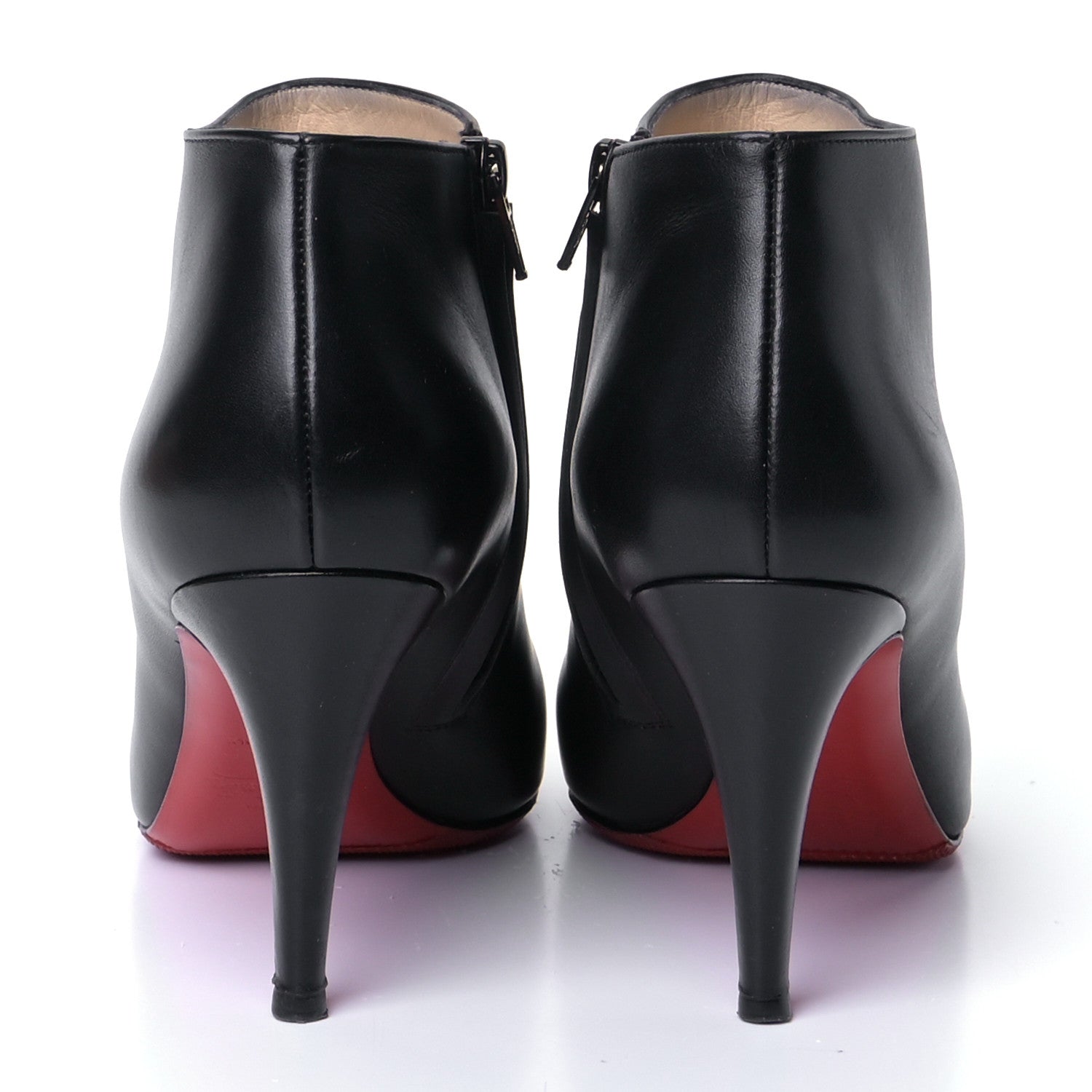 Christian Louboutin Calfskin Belle 85 Ankle Boots 40.5 Black 4 of 7