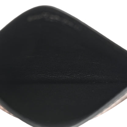 Saint Laurent Grain De Poudre Lips Print Monogram Card Holder White Red 5 of 8
