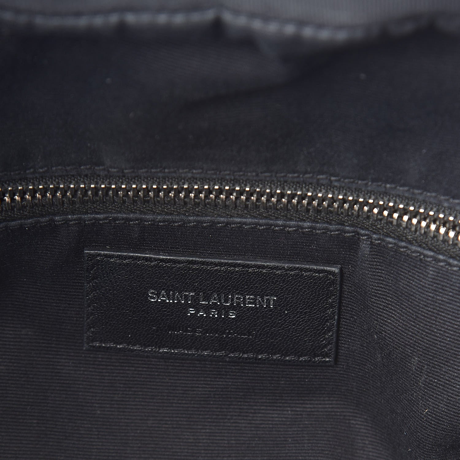 Saint Laurent Calfskin Y Quilted Monogram Medium Loulou Bowling Bag Light Grey 6 of 9