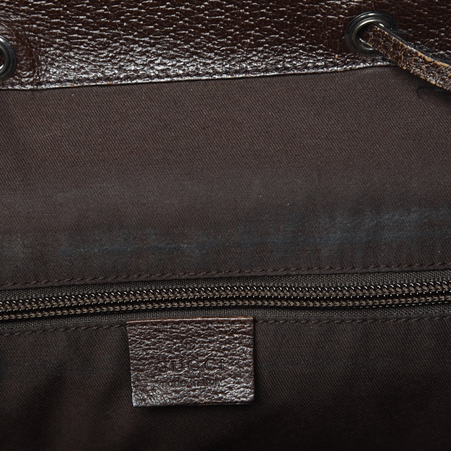Monogram Backpack Dark Brown