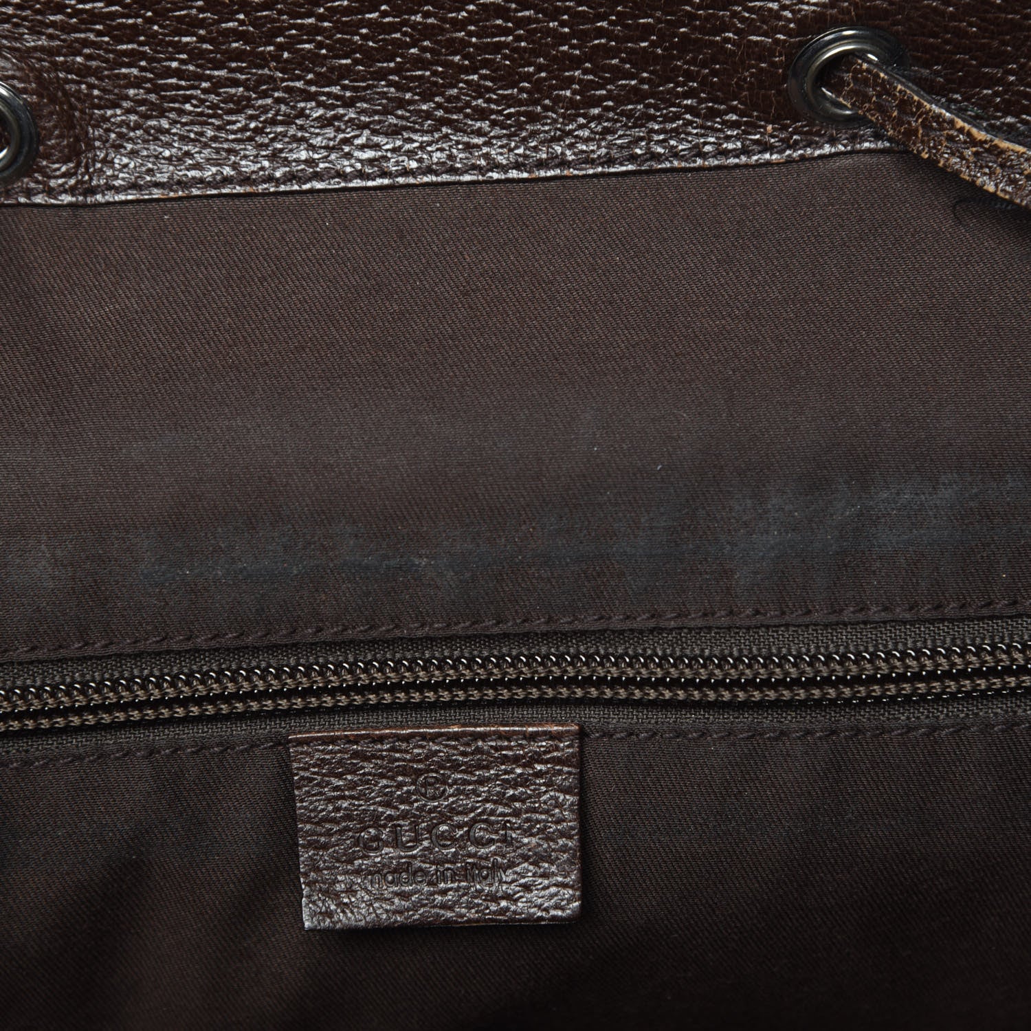 Gucci Monogram Backpack Dark Brown 10 of 21