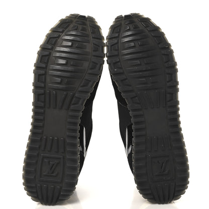 Louis Vuitton Suede Monogram Run Away Sneakers 40.5 Black 6 of 8