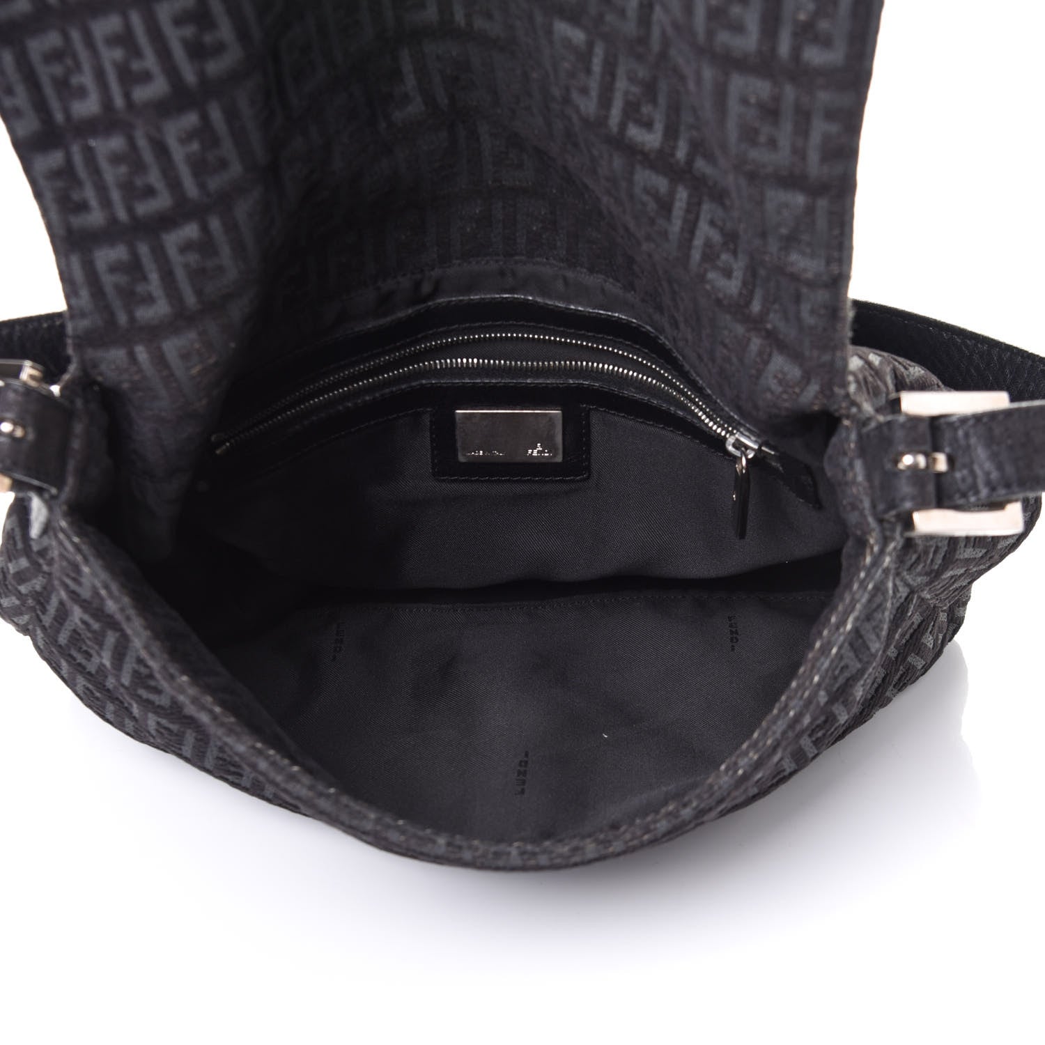 Fendi Zucchino Mama Baguette Black 4 of 4