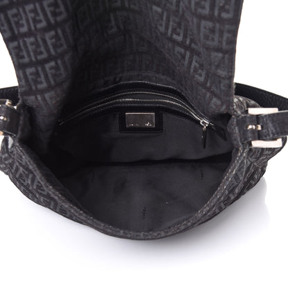 Fendi Zucchino Mama Baguette Black 4 of 4