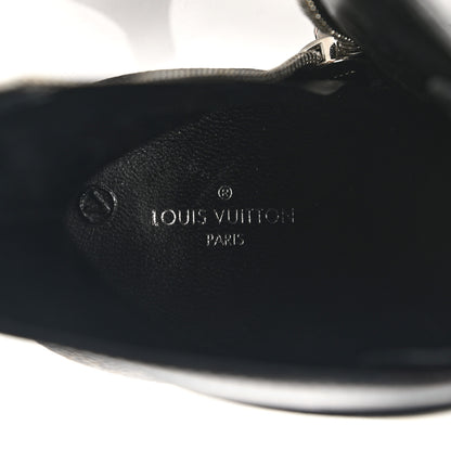 Louis Vuitton Calfskin Monogram Janet Ankle Boots 36.5 Black 7 of 9